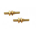 Embedded accessory straight plug for tank (2 pcs) | Scientific-MHD
