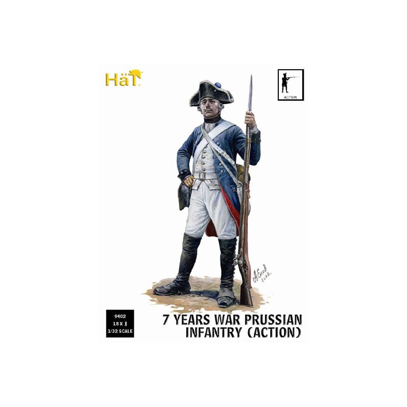 Prussian figurine in 1/32 action | Scientific-MHD