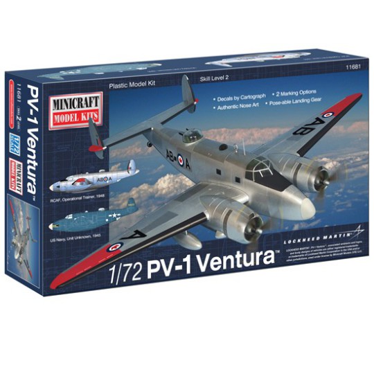 PV-1 plastic model Ventura USN 1/72 PV-1 plastic model Ventura USN 1/72 | Scientific-MHD