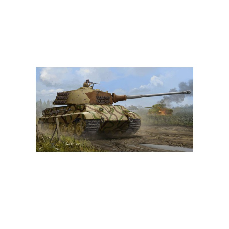 Tiger II Henschel 19451/35 plastic tank model | Scientific-MHD