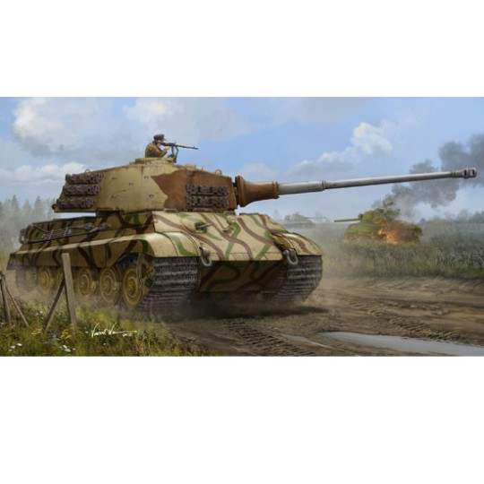 Tiger II Henschel 19451/35 plastic tank model Tiger II Henschel 19451/35 plastic tank model | Scientific-MHD