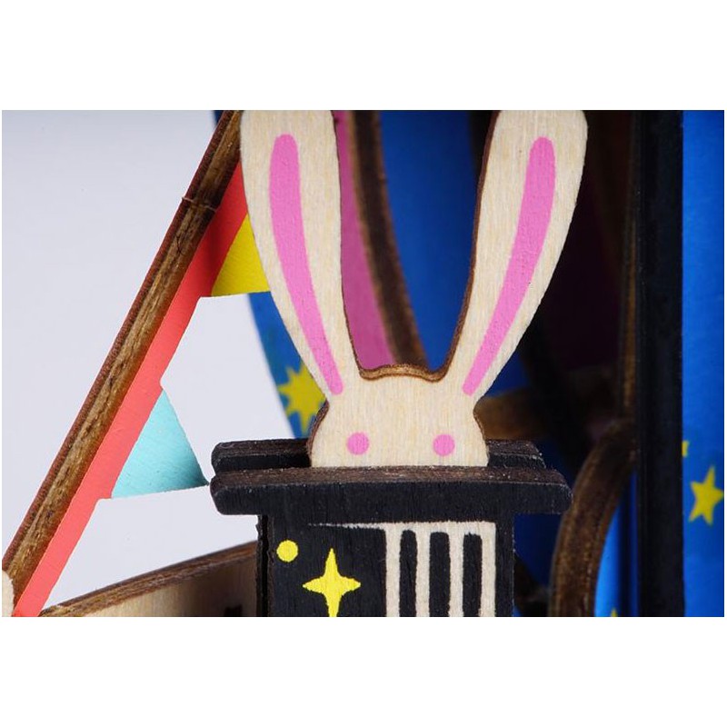 Easy mechanical 3D puzzle for model the musical park | Scientific-MHD