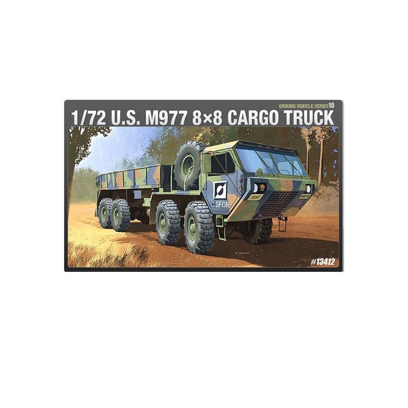 M977 8x8 cargo truck1/72 plastic truck model | Scientific-MHD