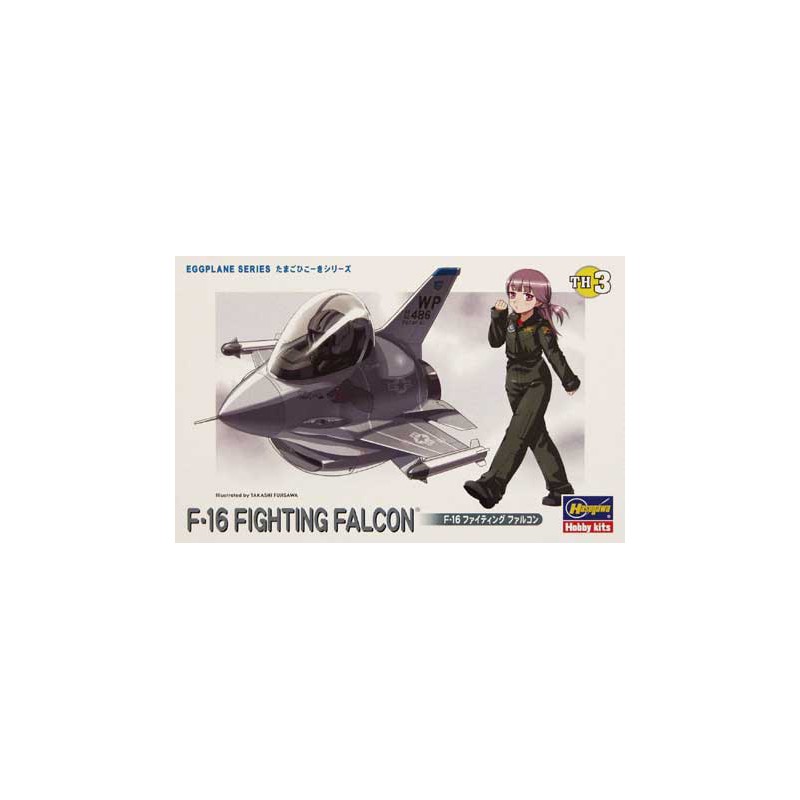 Plastic plane model Egg Plane F-16 F. Falcon | Scientific-MHD