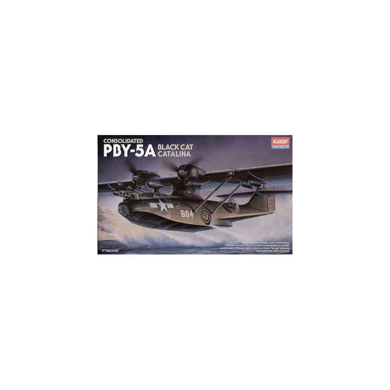 PBY-5A Black CAT1/72 plastic plane model | Scientific-MHD