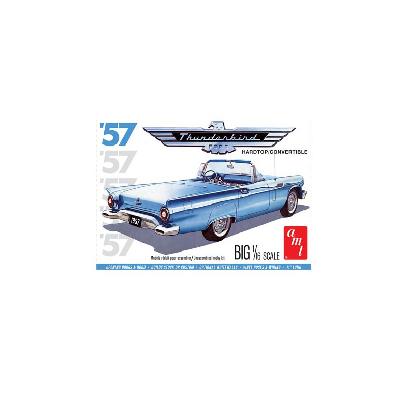 Plastic car model 1957 Ford Thunderbird 1:16 | Scientific-MHD