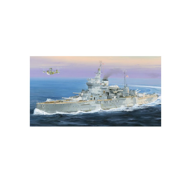 HMS Warspite plastic boat model | Scientific-MHD