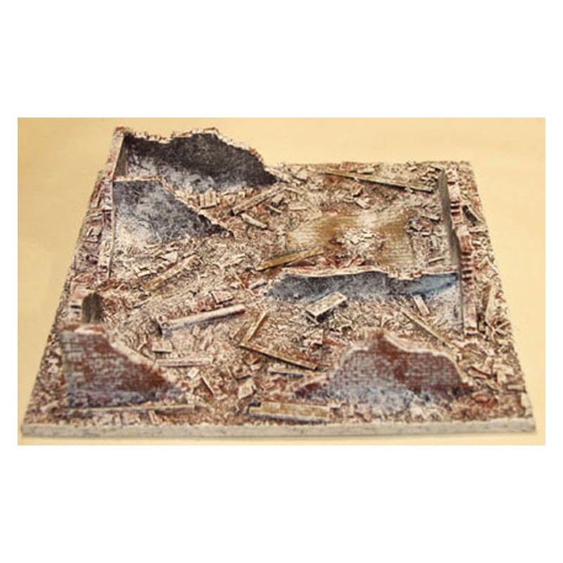 Diorama mounte mounted and painted kursk enhibive ruins 20/25mm | Scientific-MHD