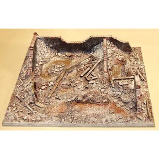 Diorama macket mounted and painted Staling ruins. Winter20/25mm Diorama macket mounted and painted Staling ruins. Winter20/25mm | Scientific-MHD