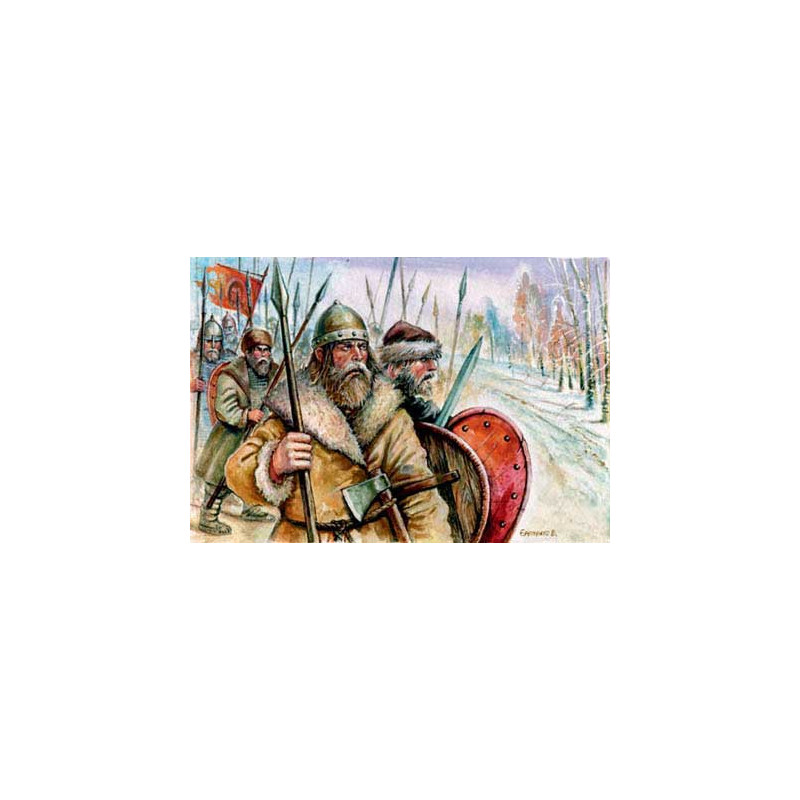 Russian figurine Medievaux in winter 1/72 | Scientific-MHD