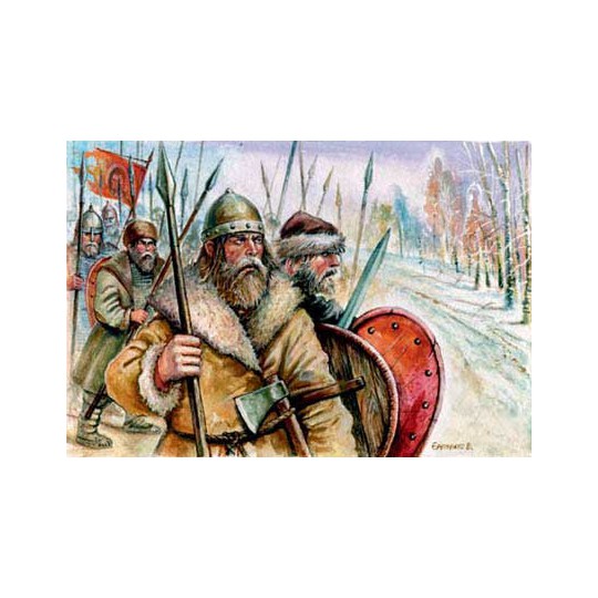 Russian figurine Medievaux in winter 1/72 Russian figurine Medievaux in winter 1/72 | Scientific-MHD
