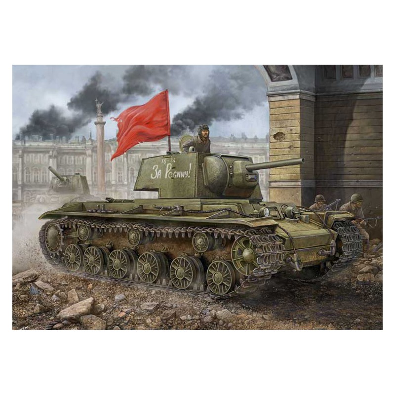 Russia KV-1 model of plastic model 1942 ... 1/48 | Scientific-MHD