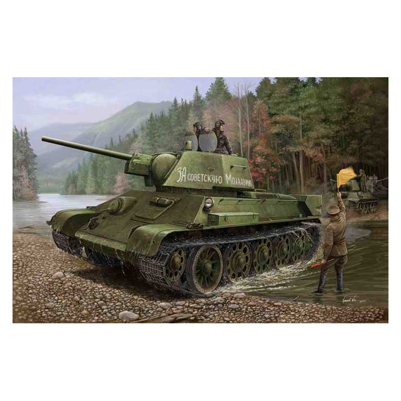Russia T-34/76 Model 1943 1/48 plastic | Scientific-MHD