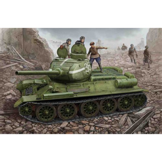 Russia T-34/76 Model 1944 1/48 plastic Russia T-34/76 Model 1944 1/48 plastic | Scientific-MHD