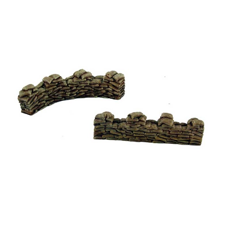 Diorama model mounted and painted bags of curves 1/48 | Scientific-MHD