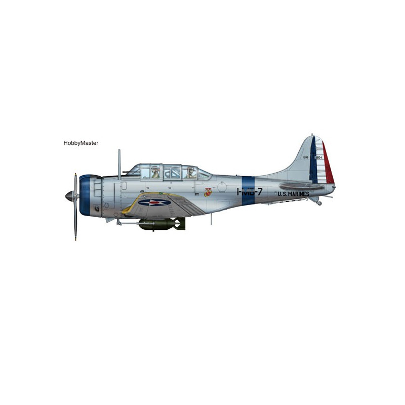Miniature of a plane Die Cast at 1/32 SBD-1 VMB-1 1/32 | Scientific-MHD