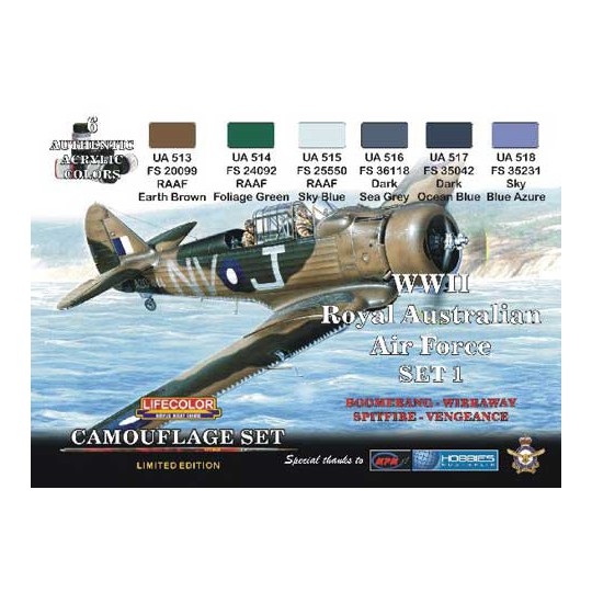 Acrylic paint set 1royal Australian AF | Scientific-MHD