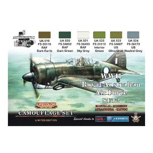 Acrylic painting set 2 Royal Australian AF | Scientific-MHD