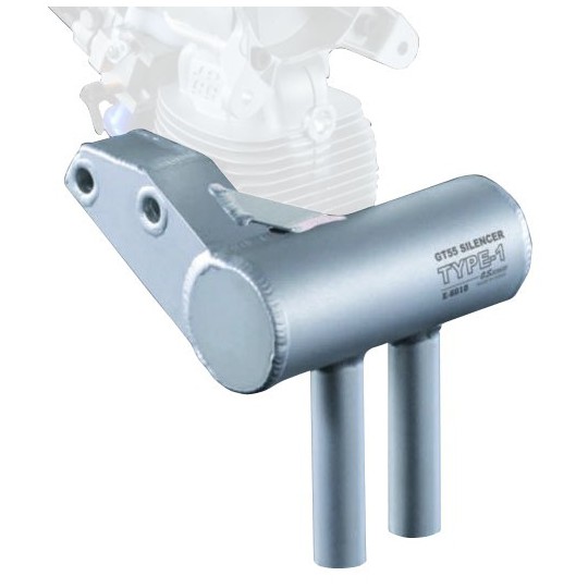 Silent radio -controlled thermal engine O.S. GT55 | Scientific-MHD