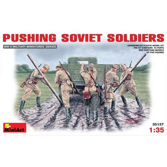 Soviet soldiers figurine 1/35 Soviet soldiers figurine 1/35 | Scientific-MHD