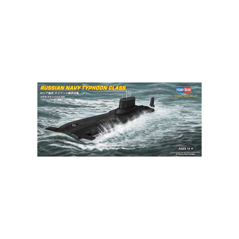 Russian sailor -underwater plastic model Typhoon class | Scientific-MHD