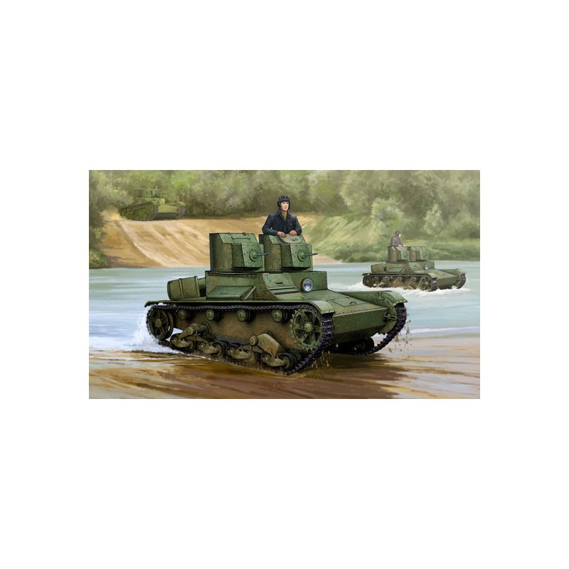 SOVIET T-26 TANK 19311/35 plastic plastic model | Scientific-MHD