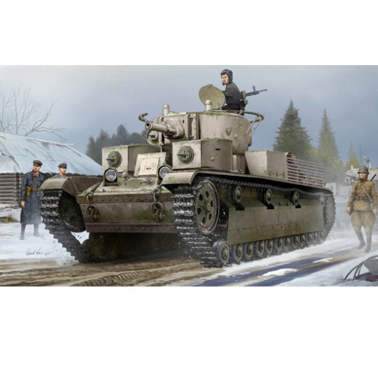 T-28 plastic tank model (Riveted) 1/35 T-28 plastic tank model (Riveted) 1/35 | Scientific-MHD