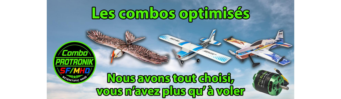 Protronik Combos: RC planes ready to equip