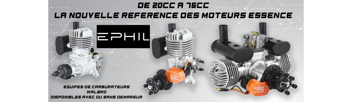 Gas engine for 2-stroke RC model aircraft